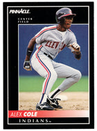 Alex Cole - Cleveland Indians (MLB Baseball Card) 1992 Score Pinnacle # 66 Mint