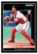 Tom Pagnozzi - St. Louis Cardinals (MLB Baseball Card) 1992 Score Pinnacle # 69 Mint