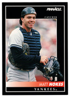 Matt Nokes - New York Yankees (MLB Baseball Card) 1992 Score Pinnacle # 72 Mint