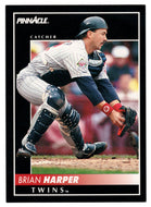 Brian Harper - Minnesota Twins (MLB Baseball Card) 1992 Score Pinnacle # 73 Mint