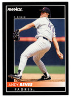 Andy Benes - San Diego Padres (MLB Baseball Card) 1992 Score Pinnacle # 74 Mint