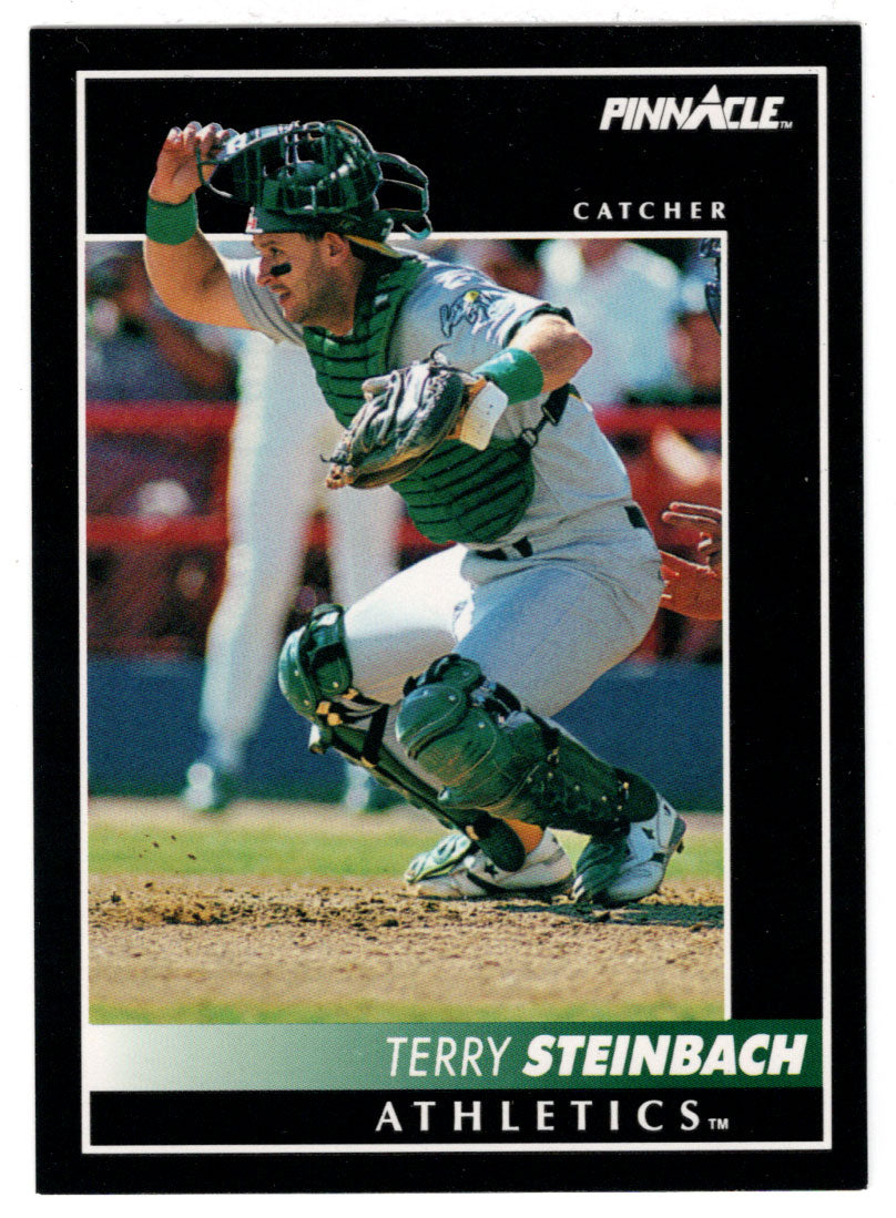 Terry Steinbach - Oakland Athletics (MLB Baseball Card) 1992 Score Pinnacle # 76 Mint