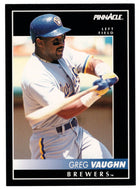 Greg Vaughn - Milwaukee Brewers (MLB Baseball Card) 1992 Score Pinnacle # 92 Mint