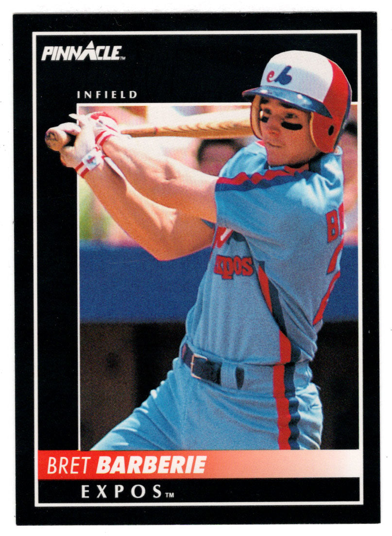 Bret Barberie - Montreal Expos (MLB Baseball Card) 1992 Score Pinnacle # 93 Mint