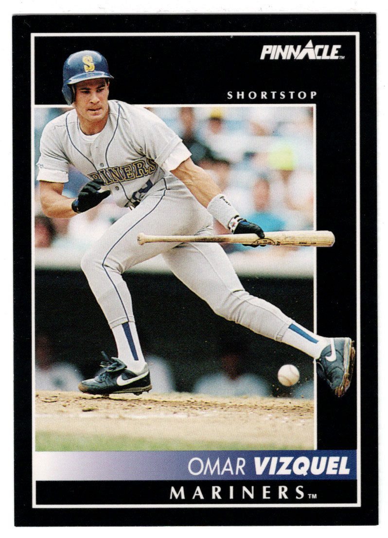 Omar Vizquel - Seattle Mariners (MLB Baseball Card) 1992 Score Pinnacle # 97 Mint