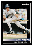Omar Vizquel - Seattle Mariners (MLB Baseball Card) 1992 Score Pinnacle # 97 Mint