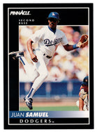 Juan Samuel - Los Angeles Dodgers (MLB Baseball Card) 1992 Score Pinnacle # 99 Mint