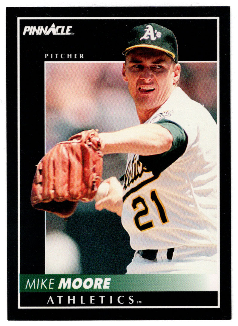 Mike Moore - Oakland Athletics (MLB Baseball Card) 1992 Score Pinnacle # 109 Mint