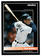 Alan Trammell - Detroit Tigers (MLB Baseball Card) 1992 Score Pinnacle # 113 Mint