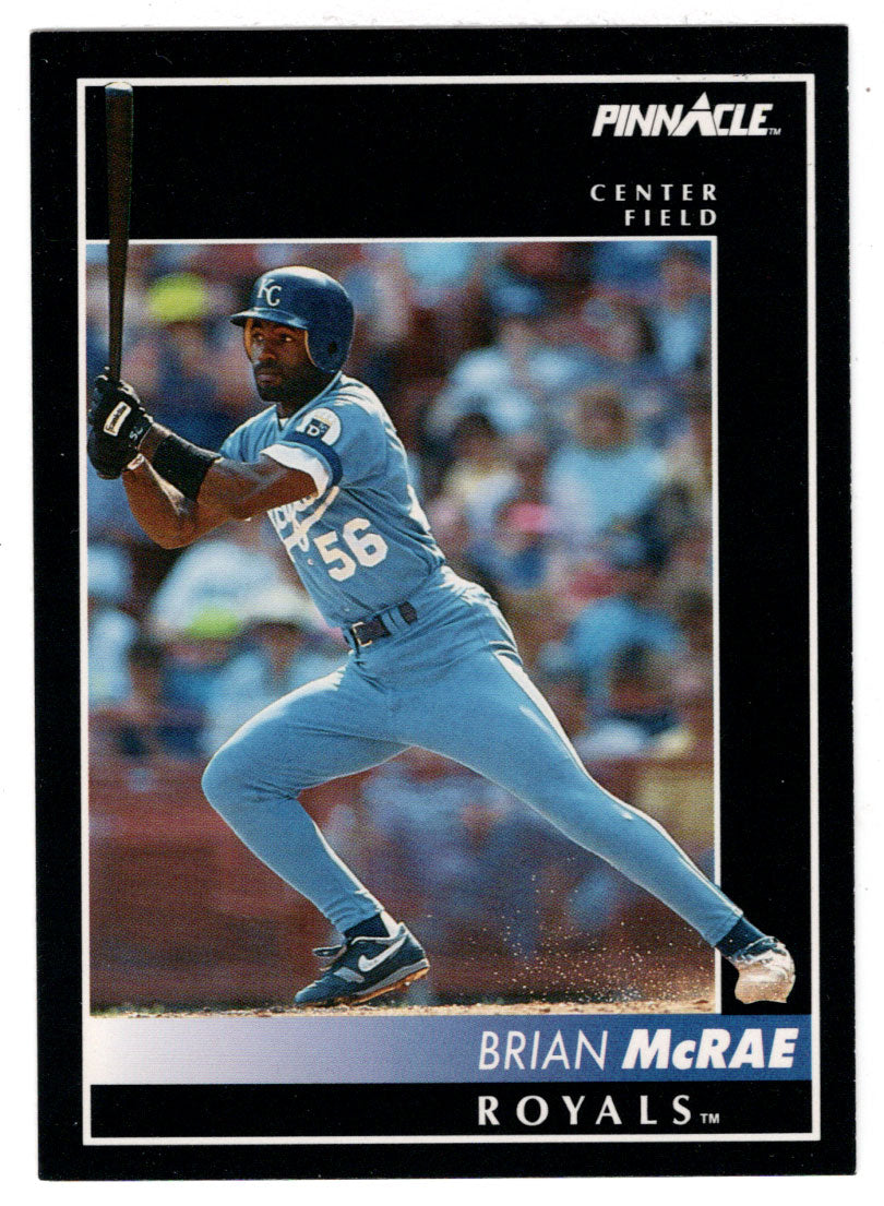 Brian McRae - Kansas City Royals (MLB Baseball Card) 1992 Score Pinnacle # 117 Mint