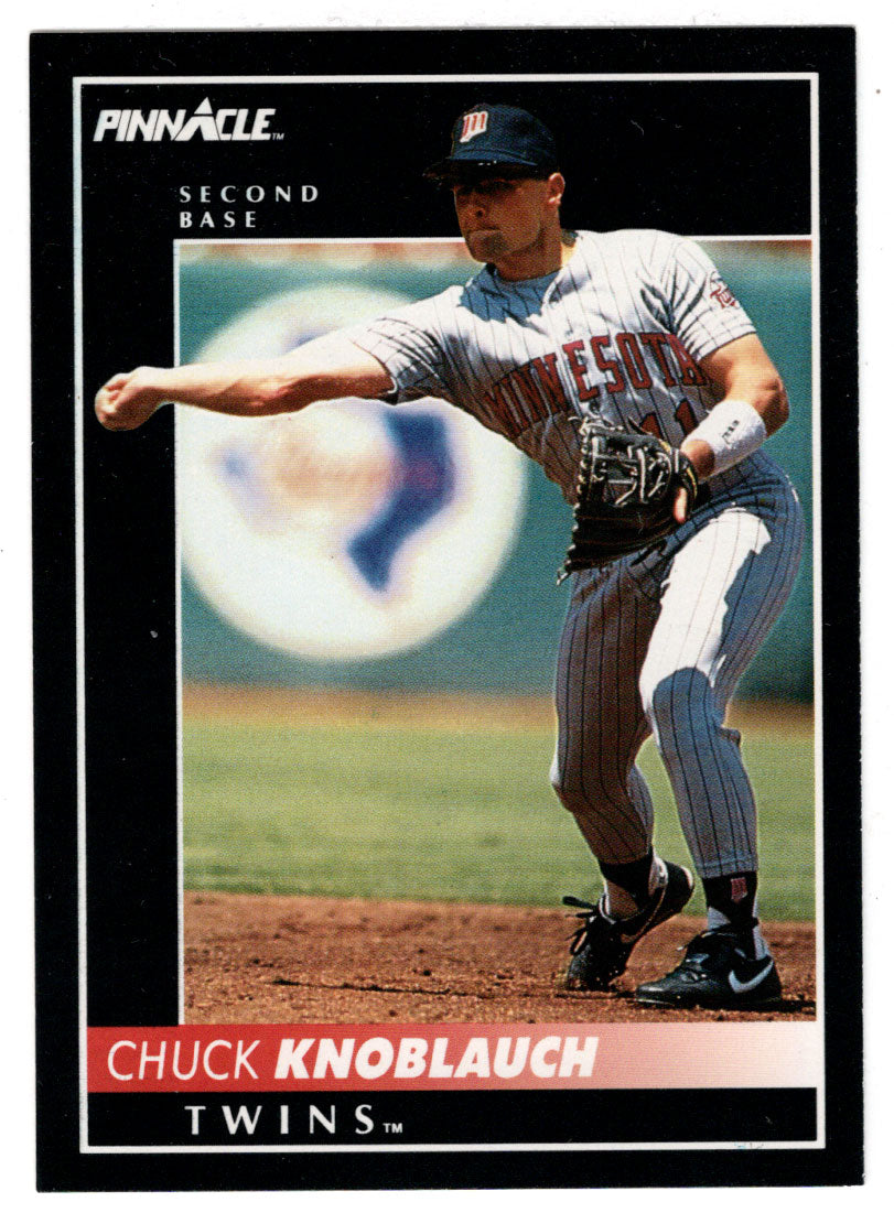 Chuck Knoblauch - Minnesota Twins (MLB Baseball Card) 1992 Score Pinnacle # 119 Mint