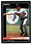 Chuck Knoblauch - Minnesota Twins (MLB Baseball Card) 1992 Score Pinnacle # 119 Mint