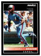 Marquis Grissom - Montreal Expos (MLB Baseball Card) 1992 Score Pinnacle # 129 Mint