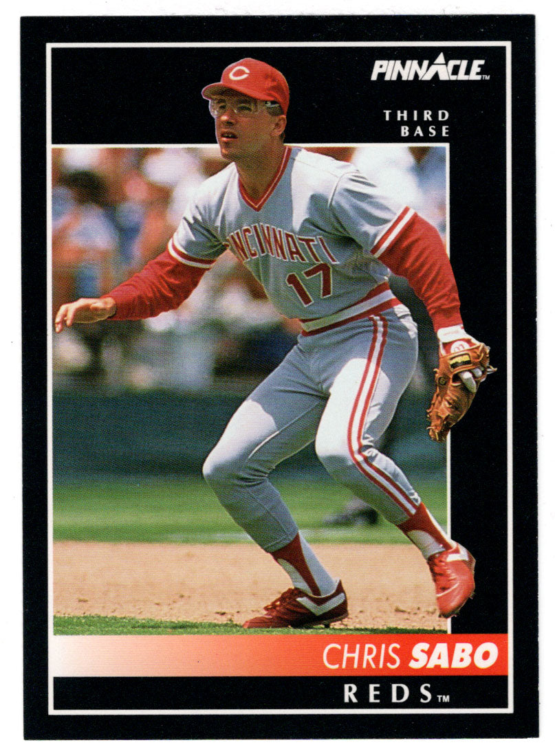 Chris Sabo - Cincinnati Reds (MLB Baseball Card) 1992 Score Pinnacle # 135 Mint