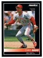 Chris Sabo - Cincinnati Reds (MLB Baseball Card) 1992 Score Pinnacle # 135 Mint