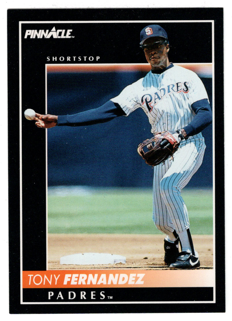 Tony Fernandez - San Diego Padres (MLB Baseball Card) 1992 Score Pinnacle # 137 Mint