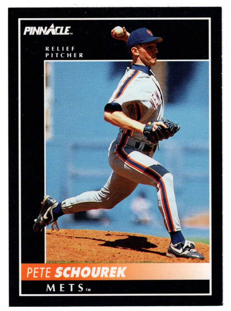 Pete Schourek - New York Mets (MLB Baseball Card) 1992 Score Pinnacle # 141 Mint