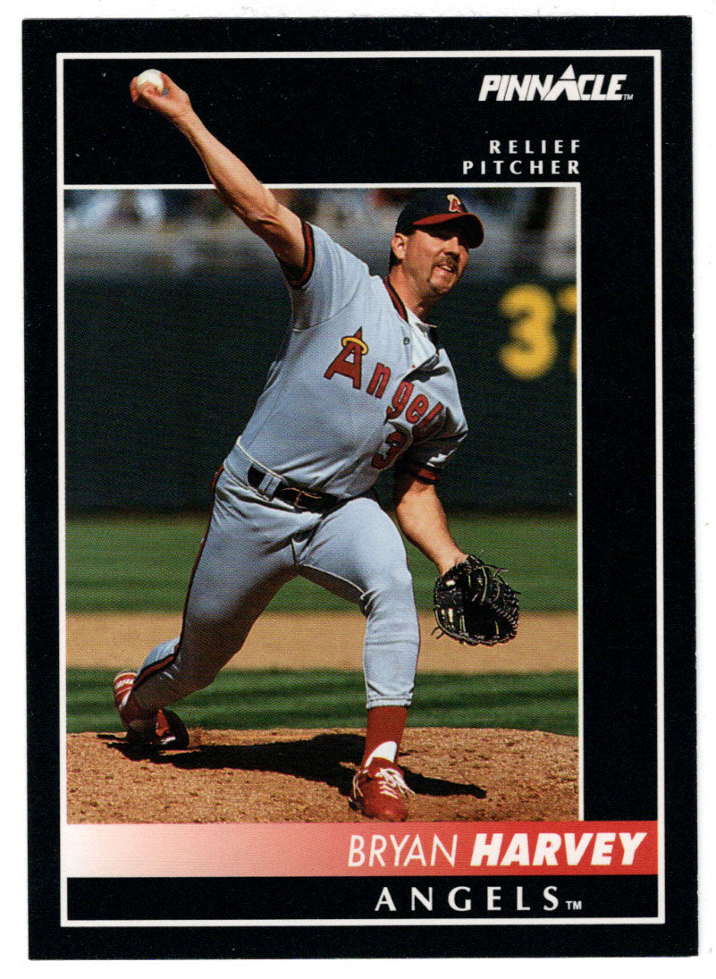 Bryan Harvey - California Angels (MLB Baseball Card) 1992 Score Pinnacle # 145 Mint