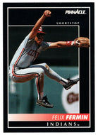 Felix Fermin - Cleveland Indians (MLB Baseball Card) 1992 Score Pinnacle # 152 Mint