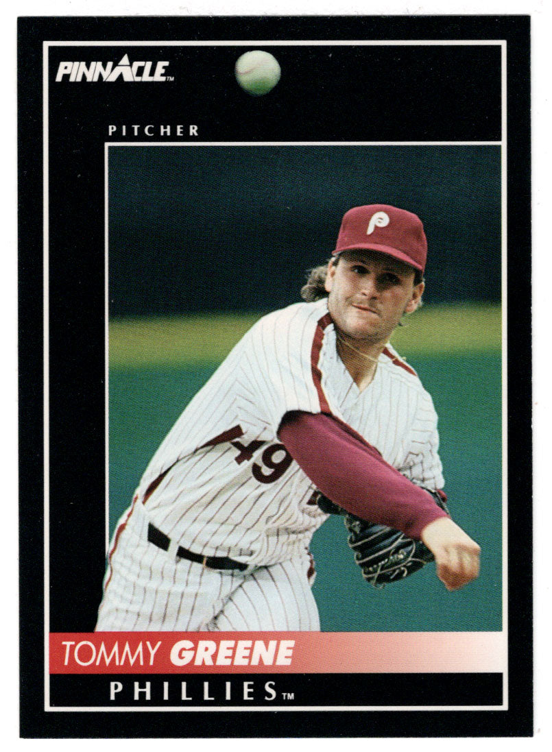 Tommy Greene - Philadelphia Phillies (MLB Baseball Card) 1992 Score Pinnacle # 155 Mint