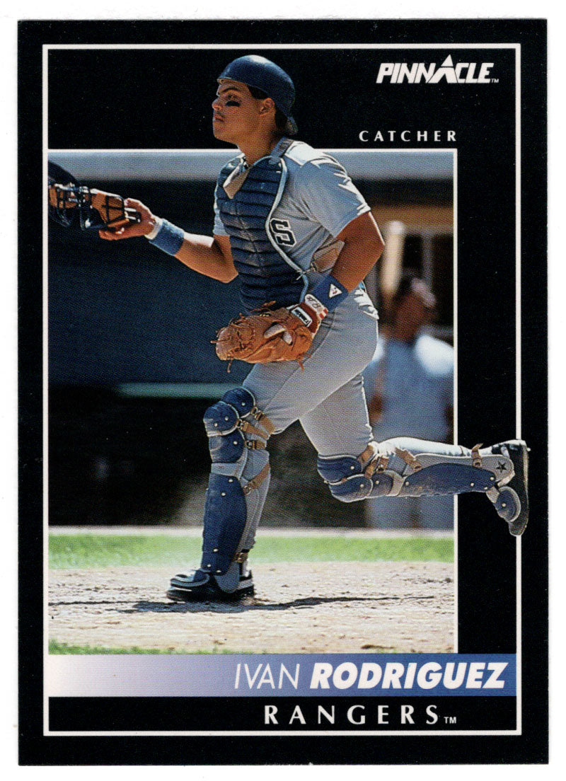 Ivan Rodriguez - Texas Rangers (MLB Baseball Card) 1992 Score Pinnacle # 156 Mint
