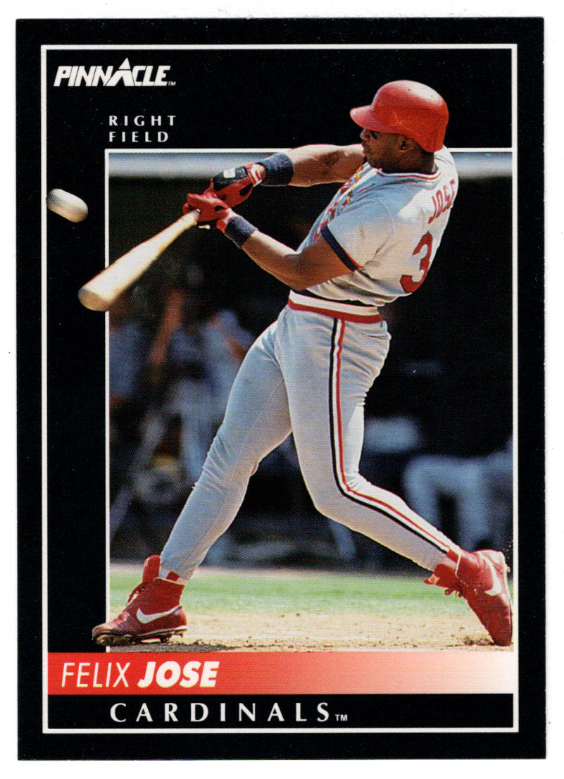 Felix Jose - St. Louis Cardinals (MLB Baseball Card) 1992 Score Pinnacle # 159 Mint