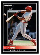 Felix Jose - St. Louis Cardinals (MLB Baseball Card) 1992 Score Pinnacle # 159 Mint