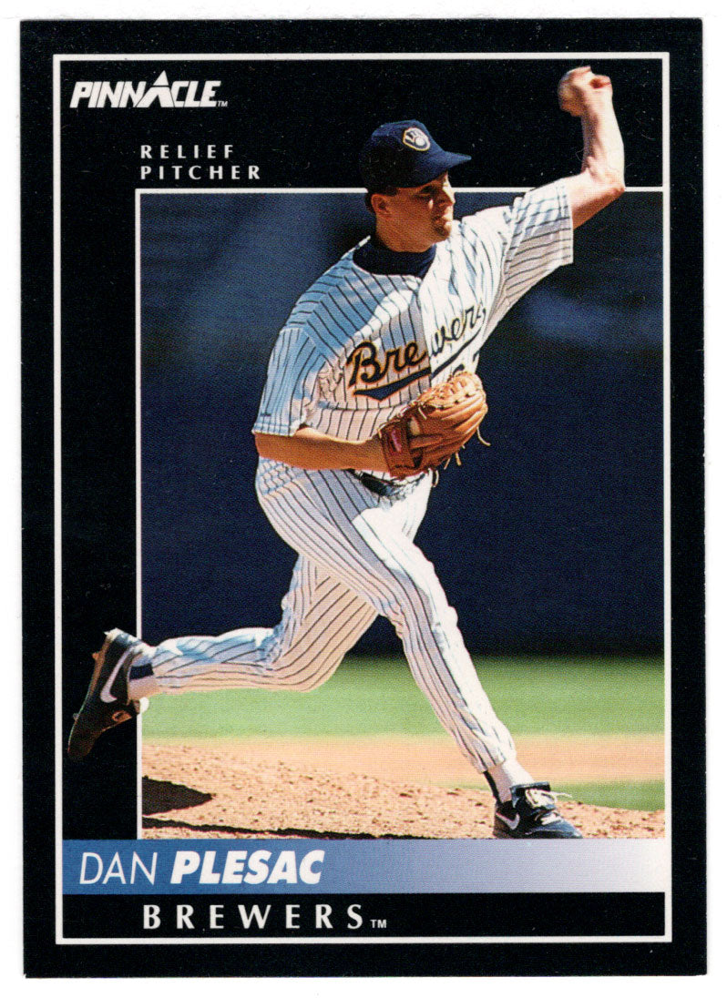 Dan Plesac - Milwaukee Brewers (MLB Baseball Card) 1992 Score Pinnacle # 162 Mint