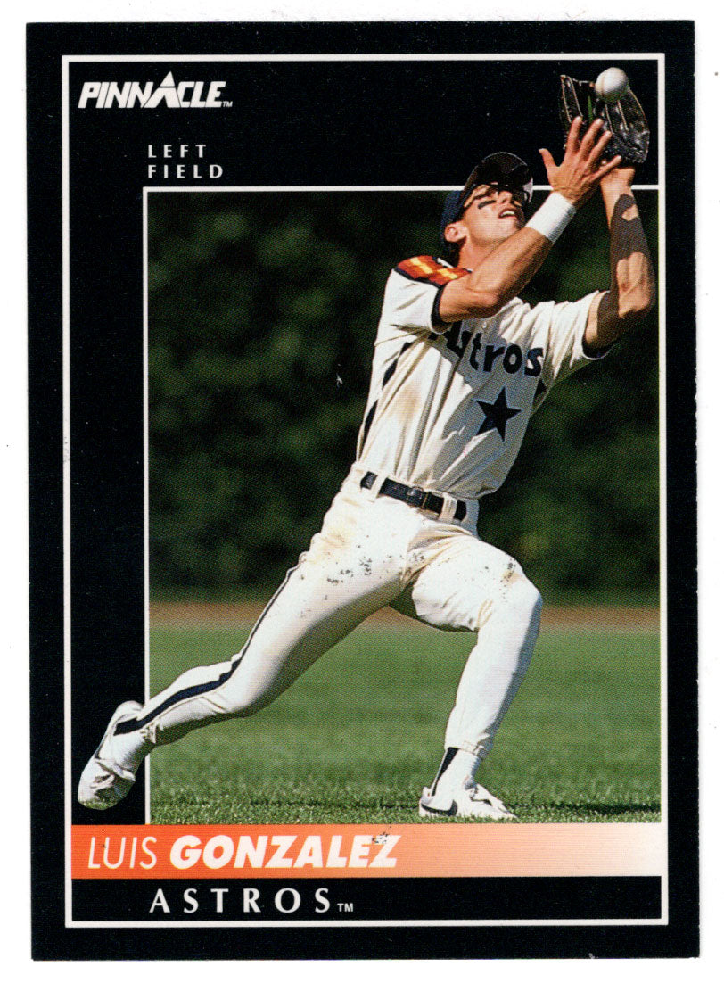 Luis Gonzalez - Houston Astros (MLB Baseball Card) 1992 Score Pinnacle # 163 Mint