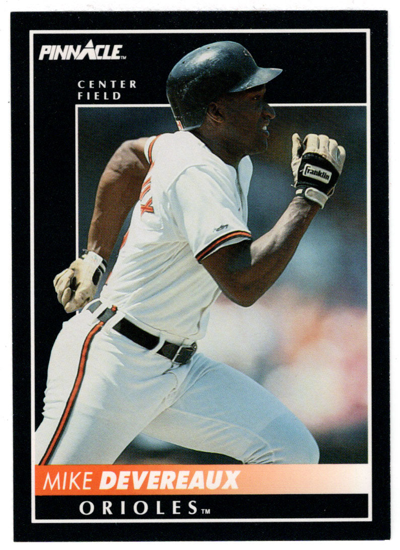Mike Devereaux - Baltimore Orioles (MLB Baseball Card) 1992 Score Pinnacle # 165 Mint