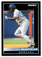 Mike Sharperson - Los Angeles Dodgers (MLB Baseball Card) 1992 Score Pinnacle # 167 Mint