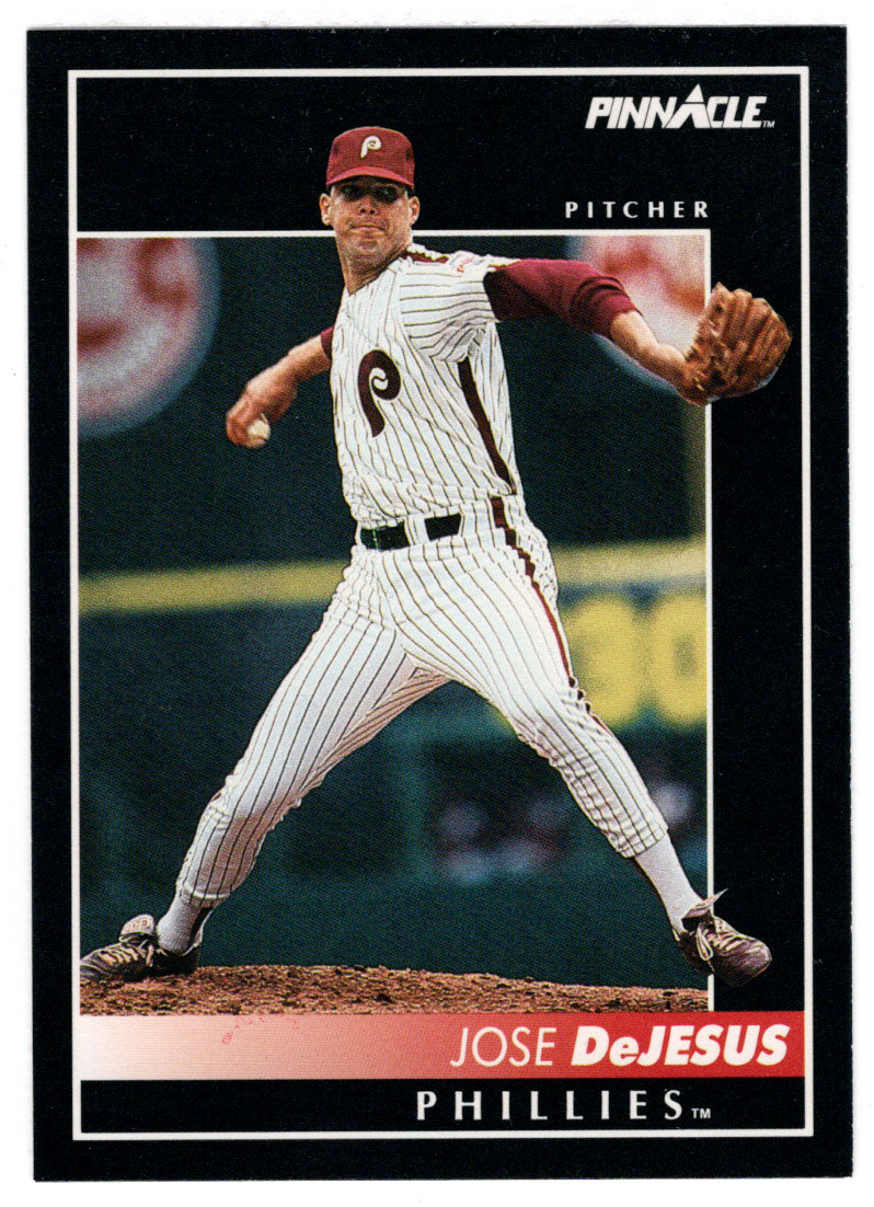 Jose DeJesus - Philadelphia Phillies (MLB Baseball Card) 1992 Score Pinnacle # 172 Mint