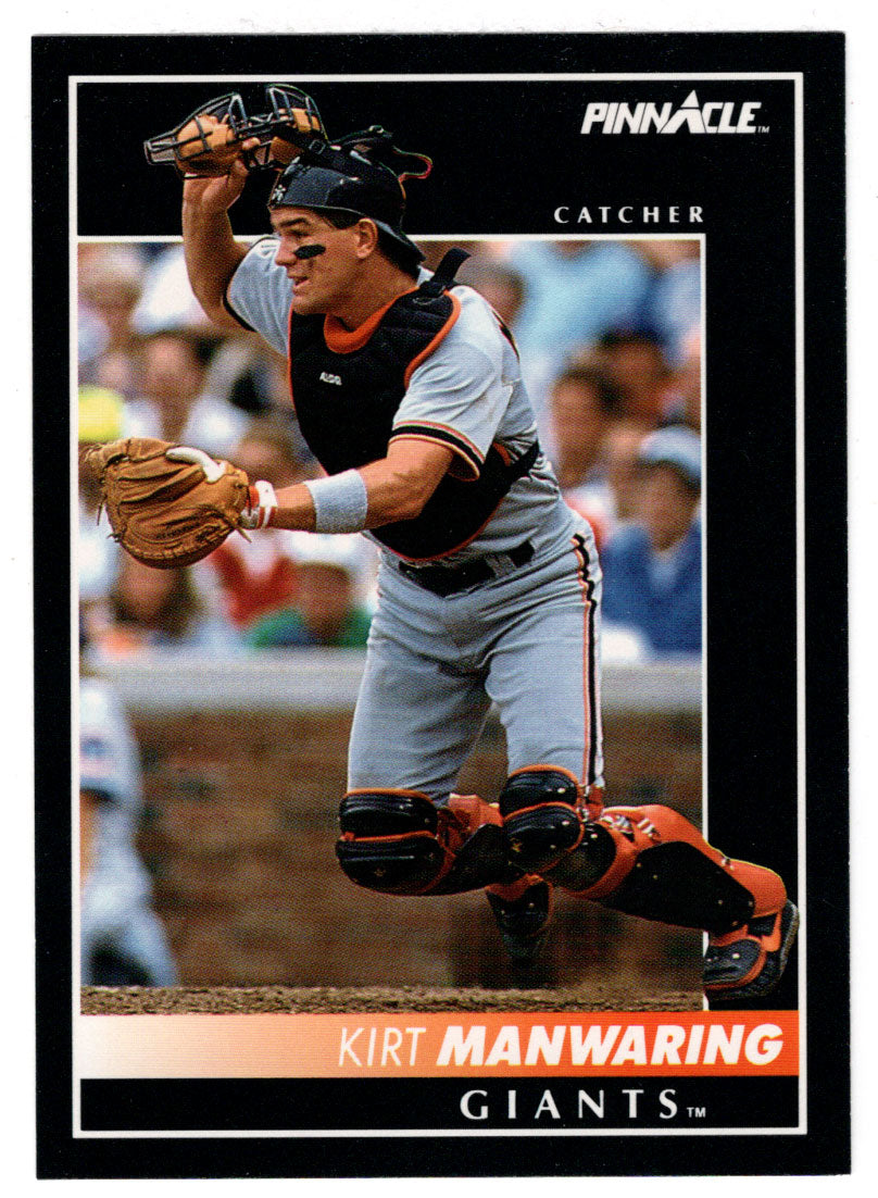 Kirt Manwaring - San Francisco Giants (MLB Baseball Card) 1992 Score Pinnacle # 181 Mint