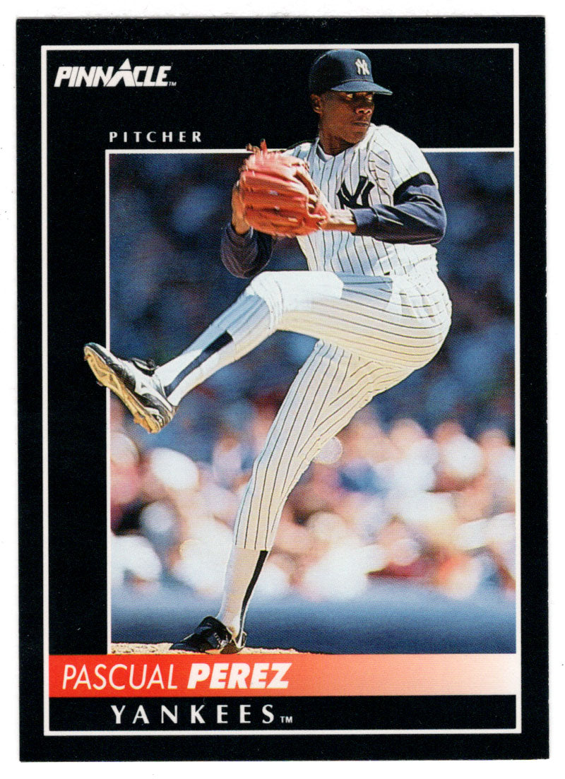 Pascual Perez - New York Yankees (MLB Baseball Card) 1992 Score Pinnacle # 182 Mint