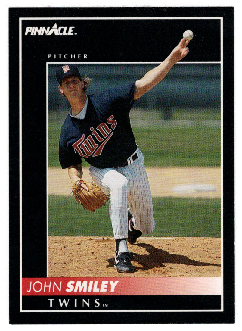John Smiley - Minnesota Twins (MLB Baseball Card) 1992 Score Pinnacle # 184 Mint