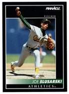 Joe Slusarski - Oakland Athletics (MLB Baseball Card) 1992 Score Pinnacle # 187 Mint