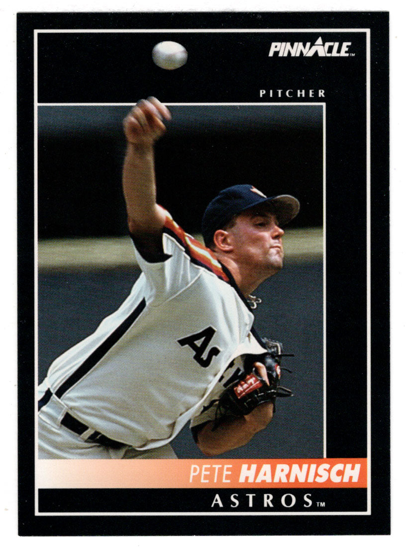 Pete Harnisch - Houston Astros (MLB Baseball Card) 1992 Score Pinnacle # 196 Mint