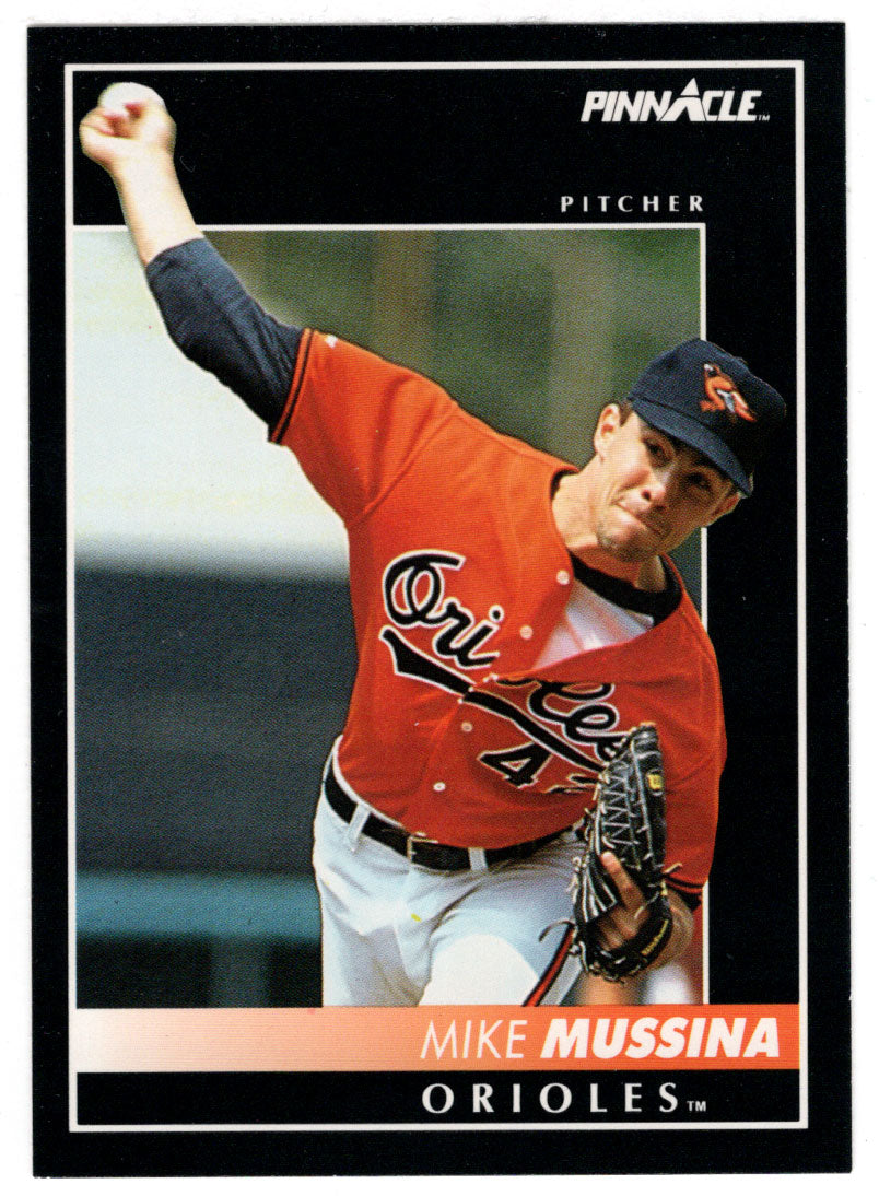 Mike Mussina - Baltimore Orioles (MLB Baseball Card) 1992 Score Pinnacle # 204 Mint