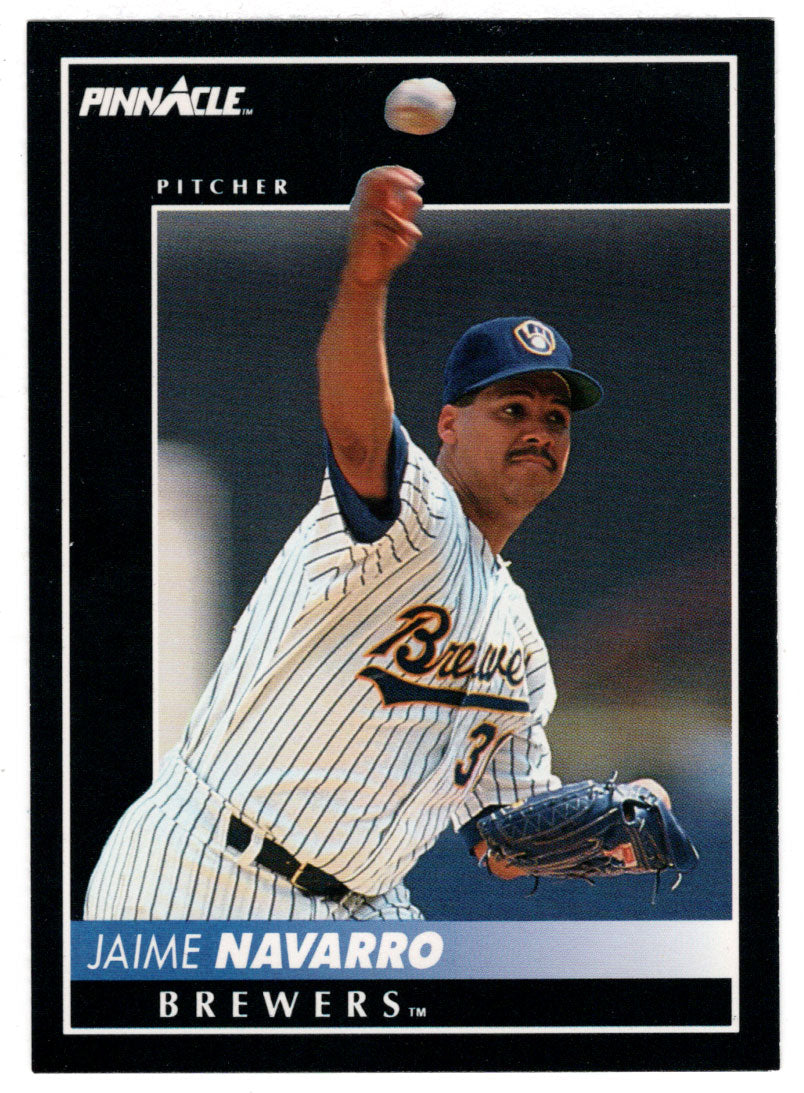 Jaime Navarro - Milwaukee Brewers (MLB Baseball Card) 1992 Score Pinnacle # 212 Mint