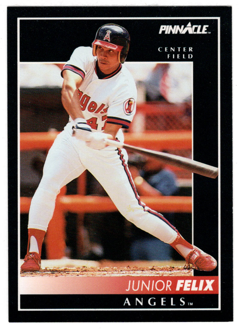 Junior Felix - California Angels (MLB Baseball Card) 1992 Score Pinnacle # 220 Mint