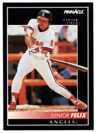 Junior Felix - California Angels (MLB Baseball Card) 1992 Score Pinnacle # 220 Mint