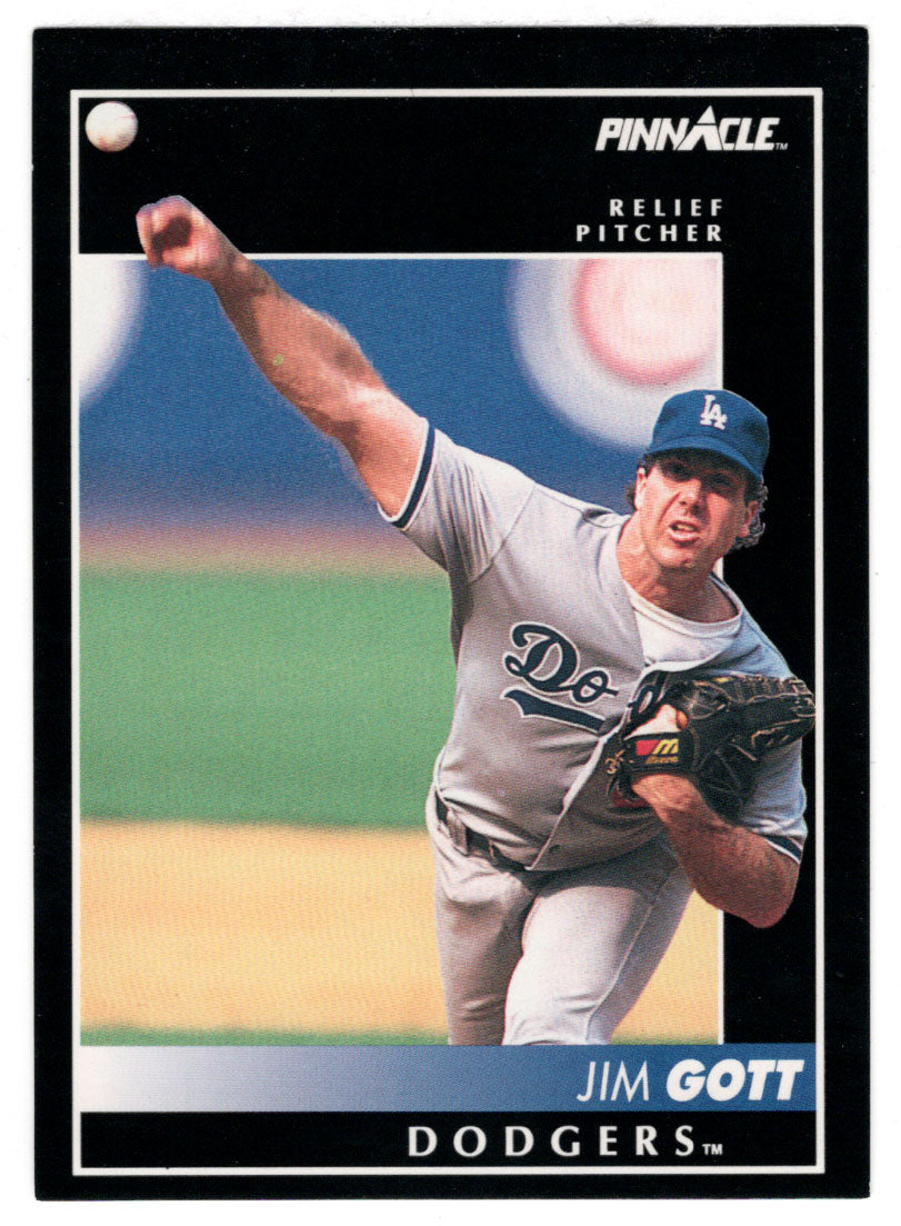 Jim Gott - Los Angeles Dodgers (MLB Baseball Card) 1992 Score Pinnacle # 228 Mint