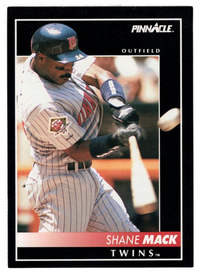 Shane Mack - Minnesota Twins (MLB Baseball Card) 1992 Score Pinnacle # 230 Mint