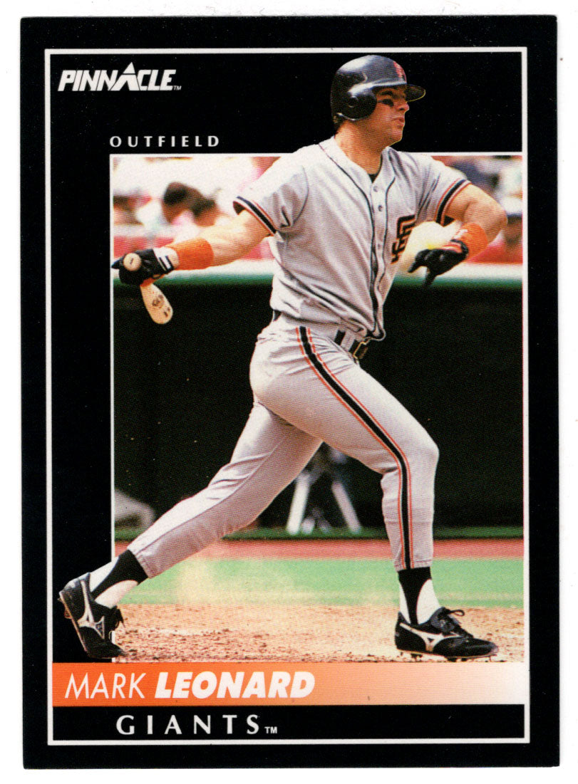 Mark Leonard - San Francisco Giants (MLB Baseball Card) 1992 Score Pinnacle # 233 Mint