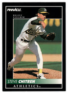Steve Chitren - Oakland Athletics (MLB Baseball Card) 1992 Score Pinnacle # 236 Mint