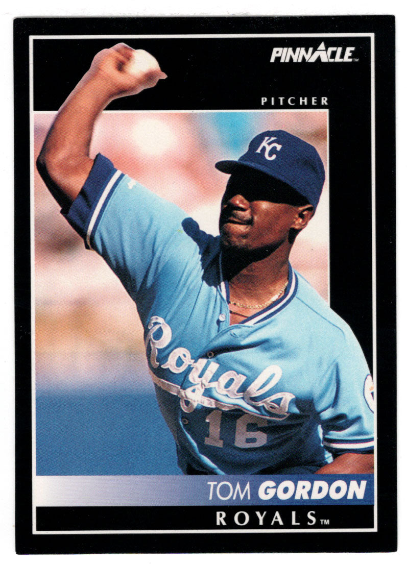 Tom Gordon - Kansas City Royals (MLB Baseball Card) 1992 Score Pinnacle # 238 Mint