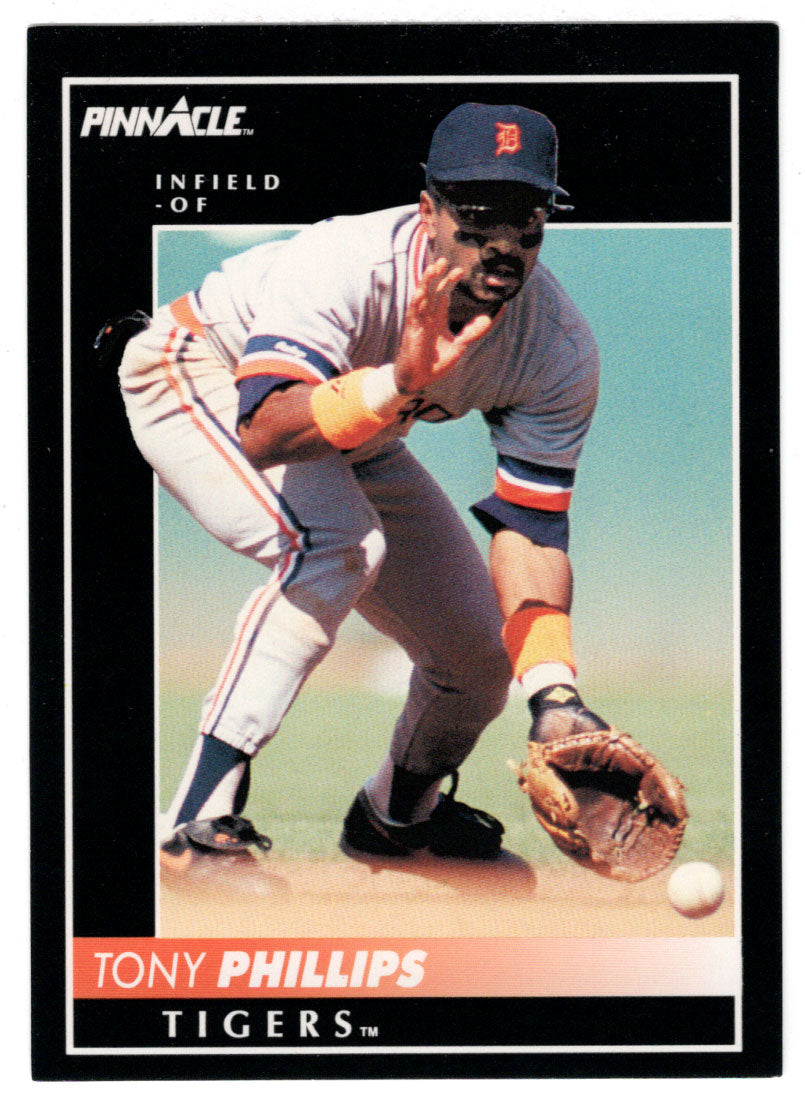Tony Phillips - Detroit Tigers (MLB Baseball Card) 1992 Score Pinnacle # 243 Mint