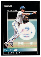Manuel Lee - Toronto Blue Jays (MLB Baseball Card) 1992 Score Pinnacle # 245 Mint