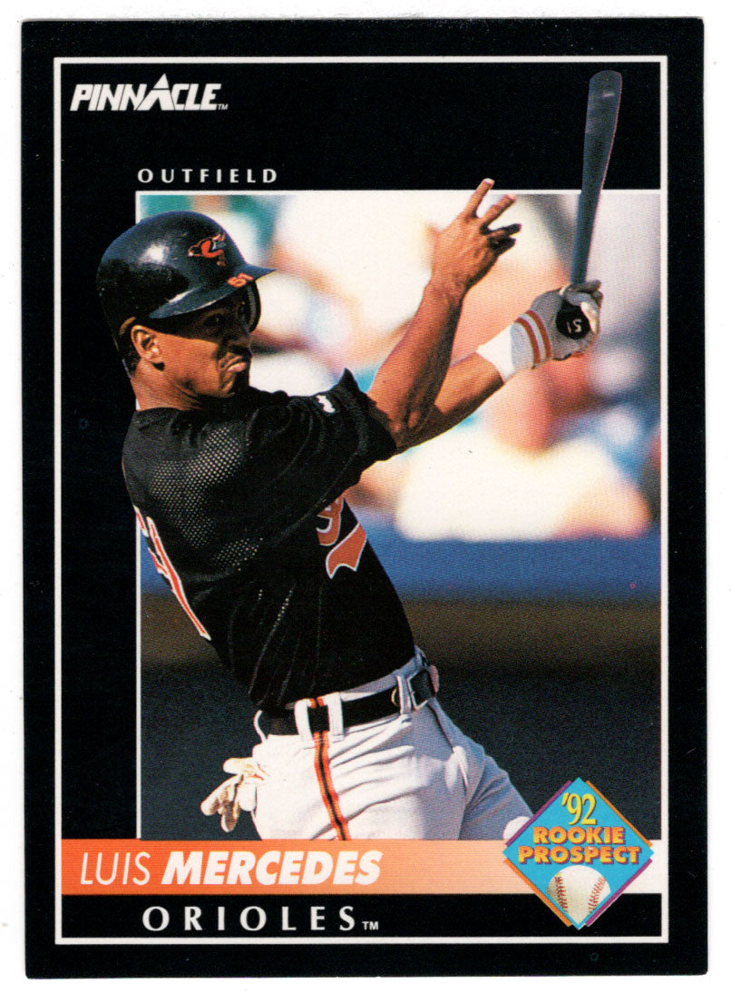 Luis Mercedes - Baltimore Orioles (MLB Baseball Card) 1992 Score Pinnacle # 248 Mint