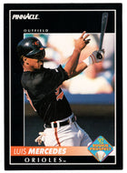 Luis Mercedes - Baltimore Orioles (MLB Baseball Card) 1992 Score Pinnacle # 248 Mint